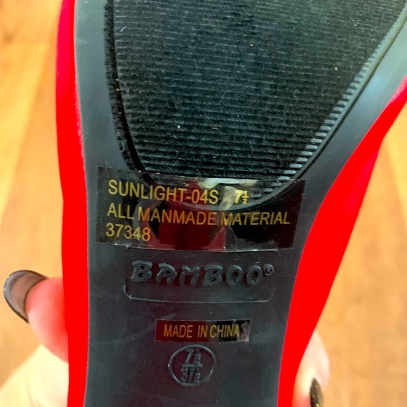 Red ankle boots - Picture 5 of 5